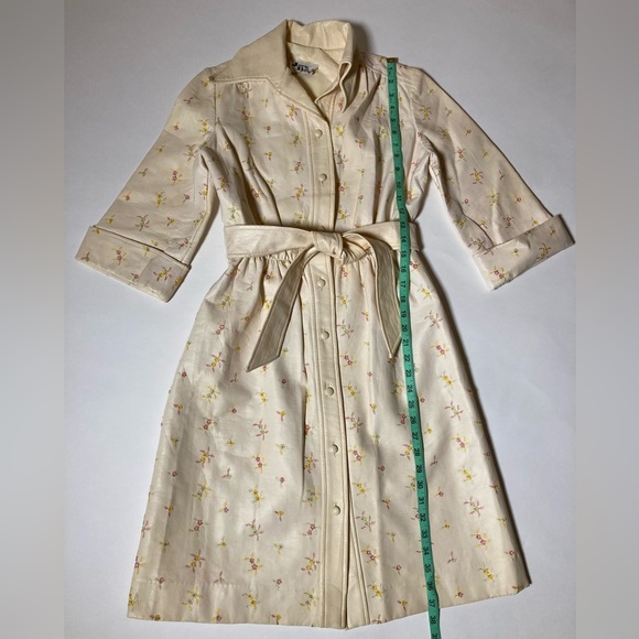 Vintage Jason David embroidered faux leather Trench Coat Size S - Picture 13 of 15